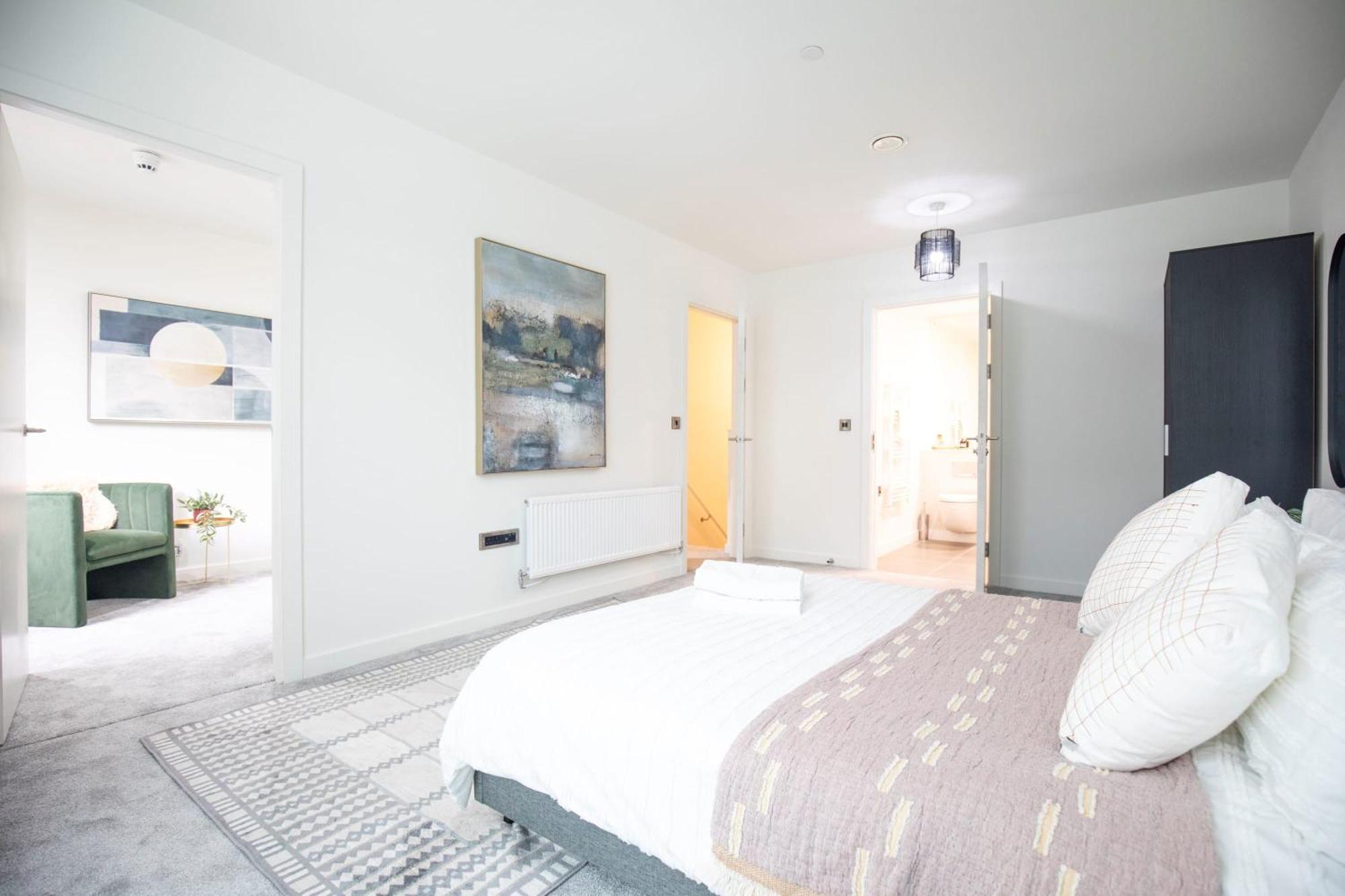 Luxury Free Parking Townhouse Villa Manchester Exterior photo